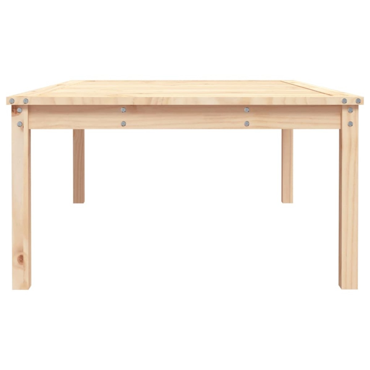 vidaXL Τραπέζι Κήπου 121 x 82,5 x 45 εκ. από Μασίφ Ξύλο Πεύκου