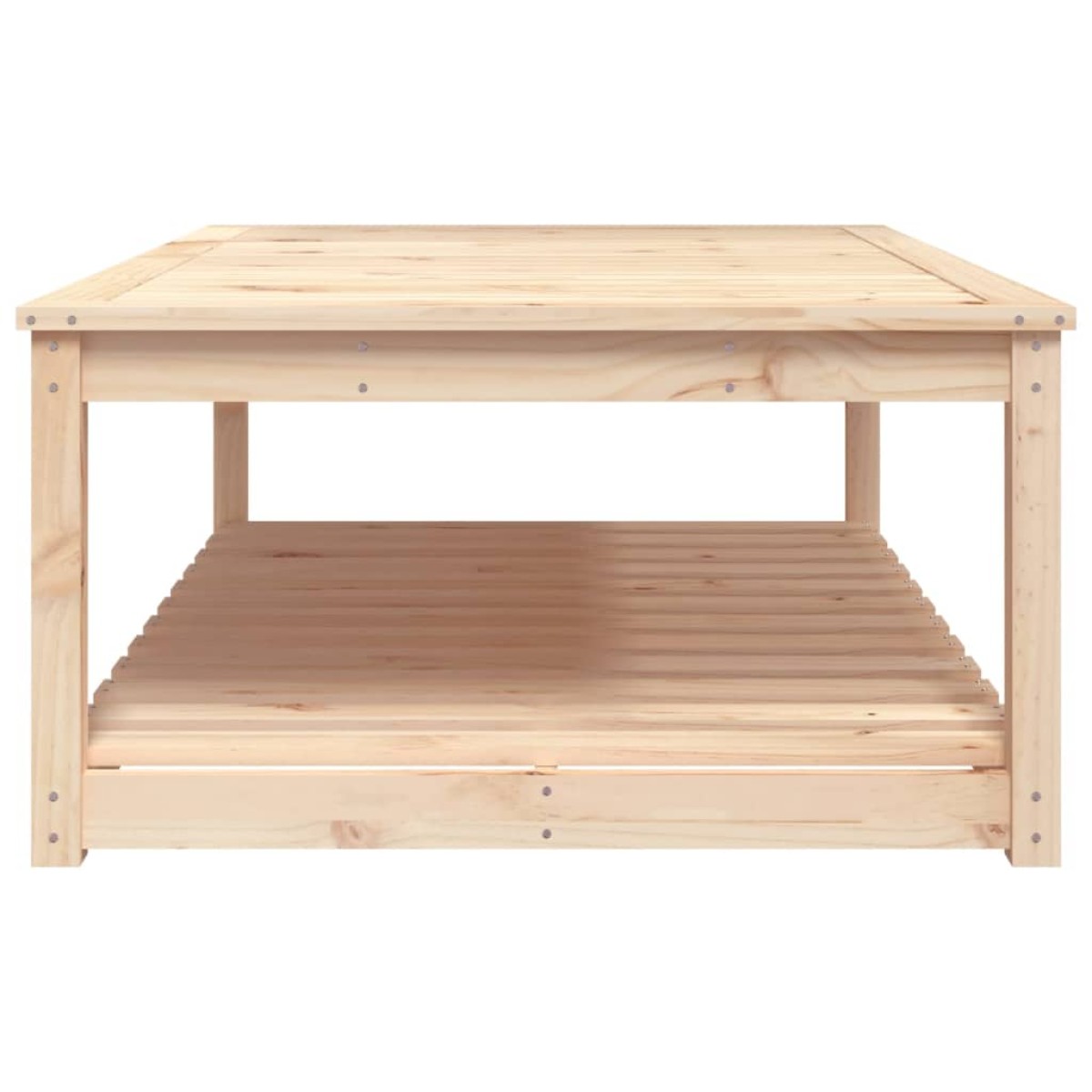 vidaXL Τραπέζι Κήπου 121 x 82,5 x 45 εκ. από Μασίφ Ξύλο Πεύκου