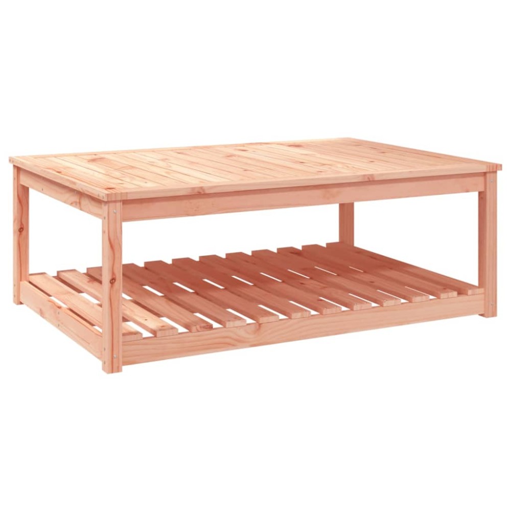 vidaXL Τραπέζι Κήπου 121x82,5x45 εκ. από Μασίφ Ξύλο Ψευδοτσούγκας