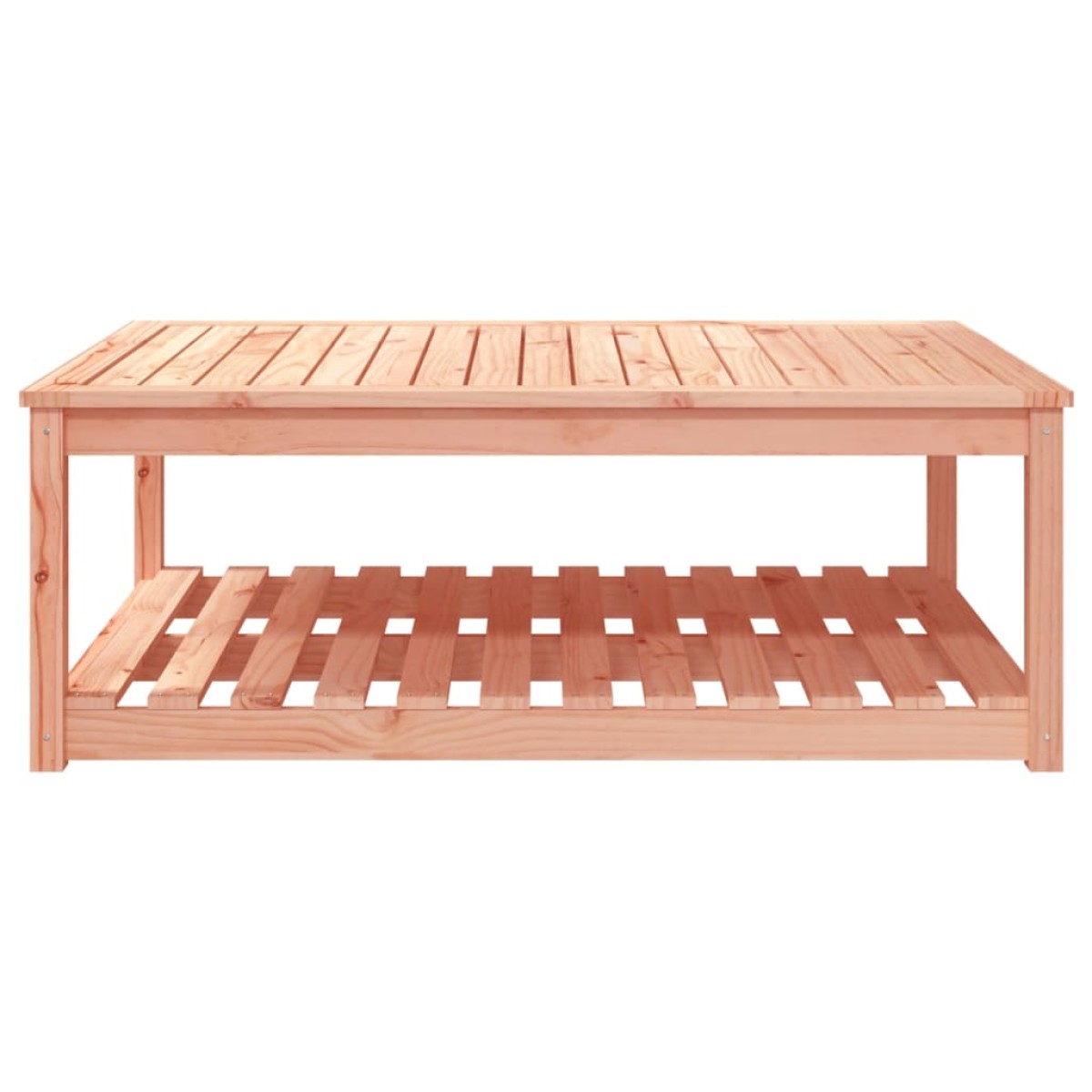 vidaXL Τραπέζι Κήπου 121x82,5x45 εκ. από Μασίφ Ξύλο Ψευδοτσούγκας