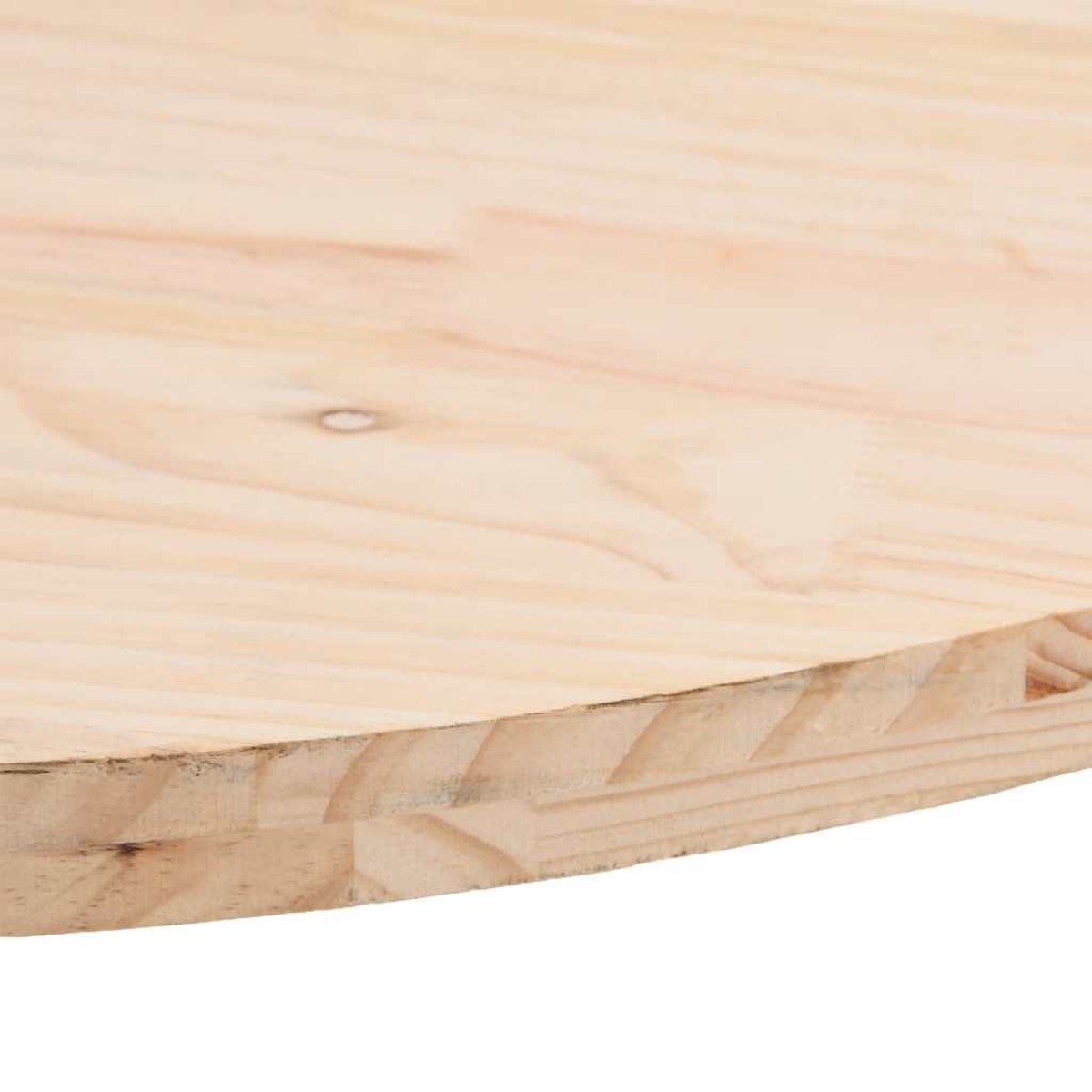 vidaXL Επιφάνεια Τραπεζιού Οβάλ 70x35x2,5 εκ. από Μασίφ Ξύλο Πεύκου