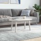 vidaXL Επιφάνεια Τραπεζιού Οβάλ Λευκή 70x35x2,5 εκ. Μασίφ Ξύλο Πεύκου