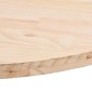 vidaXL Επιφάνεια Τραπεζιού Οβάλ 90 x 45 x 2,5 εκ. Μασίφ Ξύλο Πεύκου
