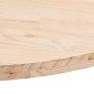 vidaXL Επιφάνεια Τραπεζιού Οβάλ 100 x 50 x 2,5 εκ. Μασίφ Ξύλο Πεύκου