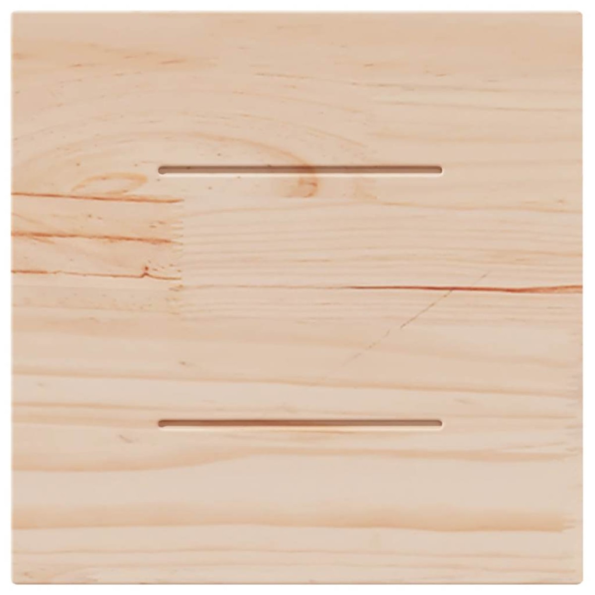 vidaXL Επιφάνεια Τραπεζιού Τετράγωνη Λευκή 40x40x2,5 εκ. Μασίφ Πεύκο