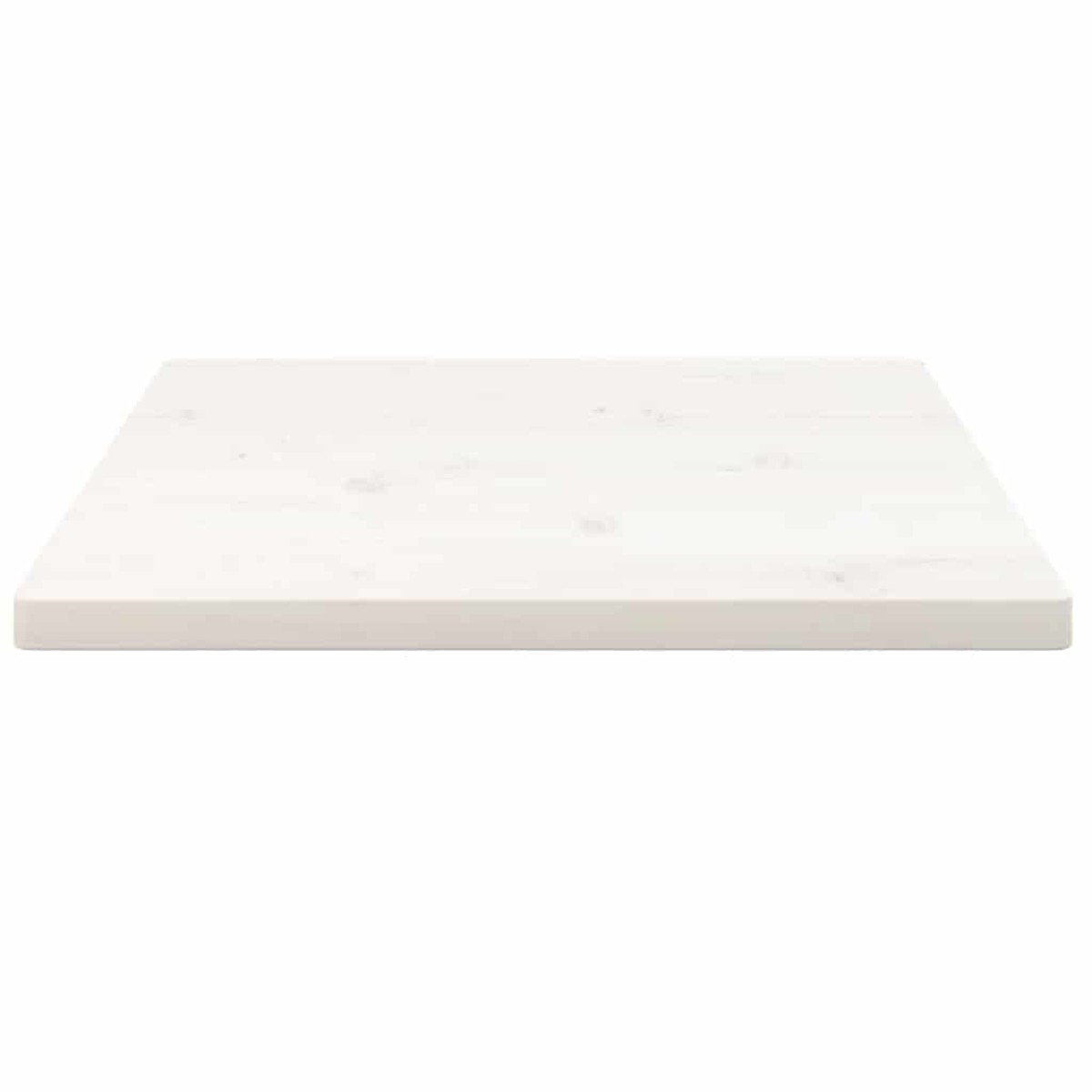 vidaXL Επιφάνεια Τραπεζιού Τετράγωνη Λευκή 60x60x2,5 εκ. Μασίφ Πεύκο