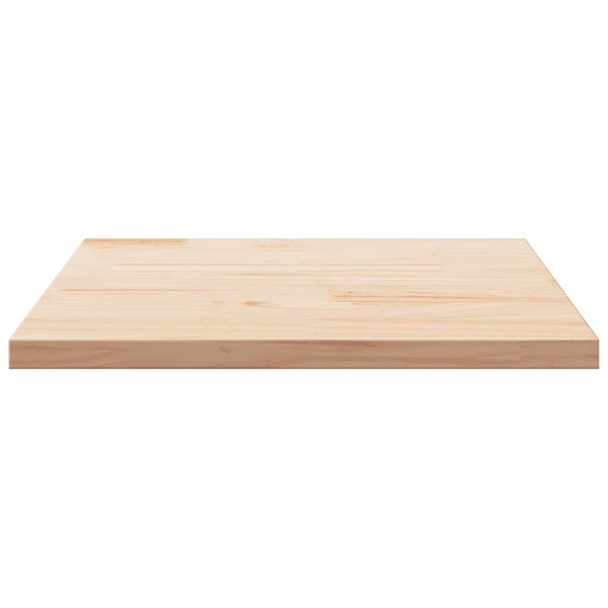 vidaXL Επιφάνεια Τραπεζιού Τετράγωνη 80x80x2,5 εκ. Μασίφ Ξύλο Πεύκου