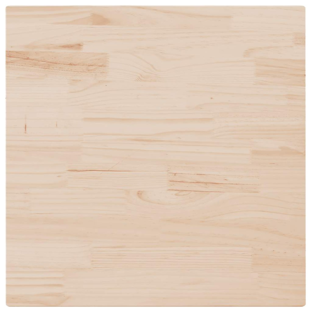 vidaXL Επιφάνεια Τραπεζιού Τετράγωνη 90x90x2,5 εκ. Μασίφ Ξύλο Πεύκου