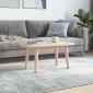 vidaXL Επιφάνεια Τραπεζιού Ορθογ. 80x40x2,5 εκ. από Μασίφ Ξύλο Πεύκου