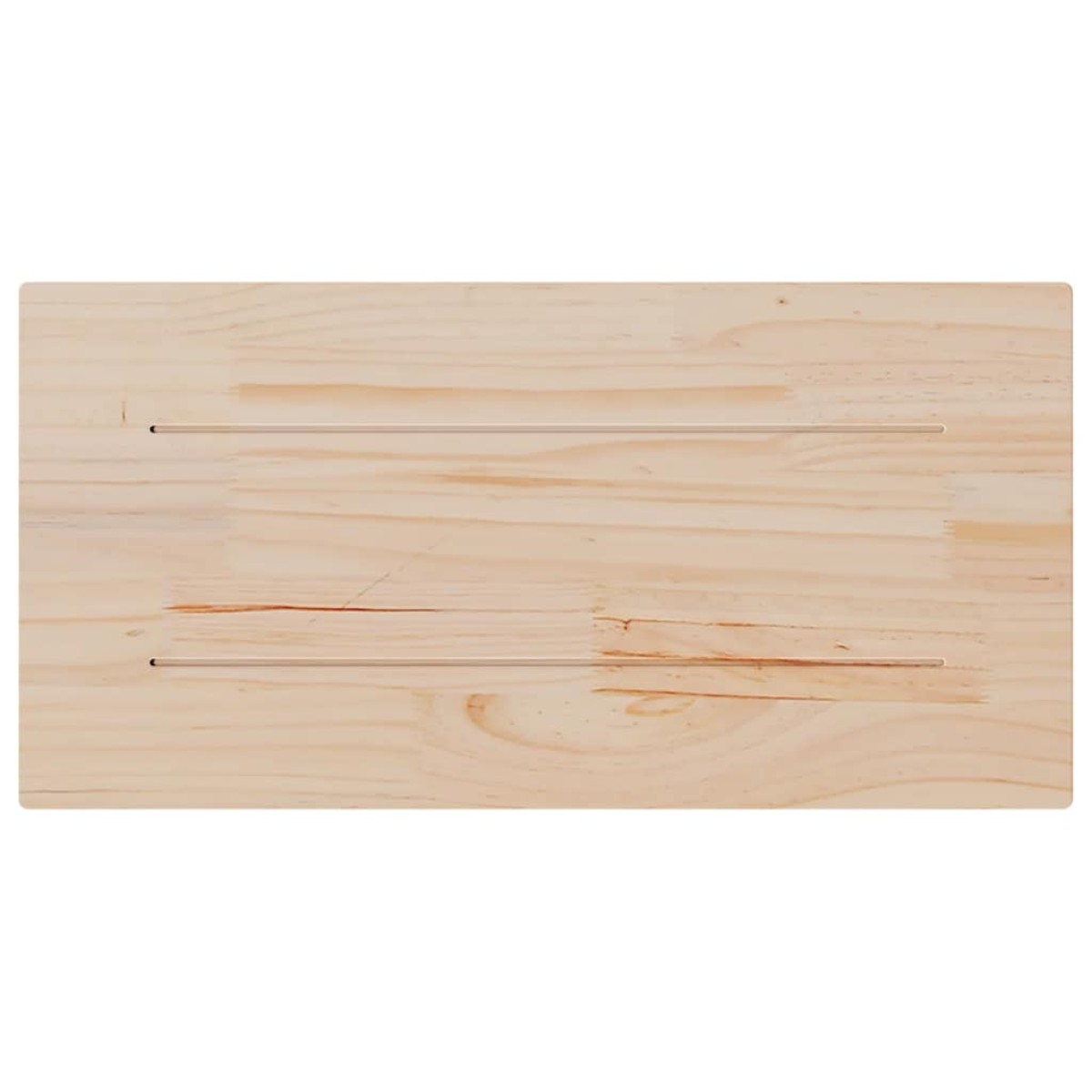 vidaXL Επιφάνεια Τραπεζιού Ορθογ. 80x40x2,5 εκ. από Μασίφ Ξύλο Πεύκου