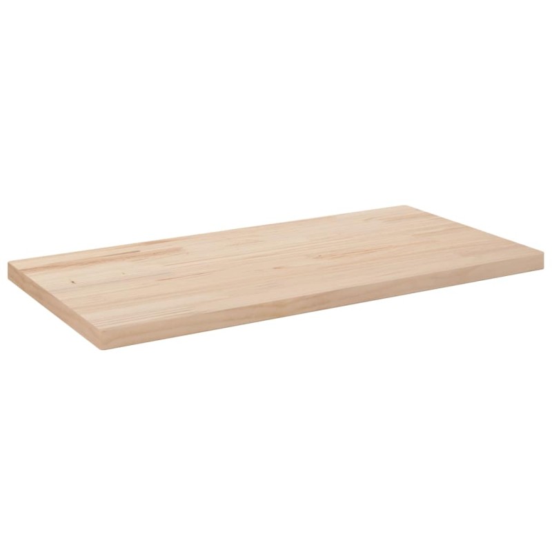 vidaXL Επιφάνεια Τραπεζιού Ορθογ. 80x40x2,5 εκ. από Μασίφ Ξύλο Πεύκου