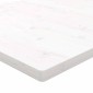vidaXL Επιφάνεια Τραπεζιού Ορθογ. Λευκή 80x40x2,5 εκ. από Μασίφ Πεύκο