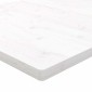 vidaXL Επιφάνεια Τραπεζιού Ορθογ. Λευκή 100x50x2,5 εκ. από Μασίφ Πεύκο