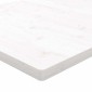 vidaXL Επιφάνεια Τραπεζιού Ορθογ. Λευκή 110x55x2,5 εκ. από Μασίφ Πεύκο
