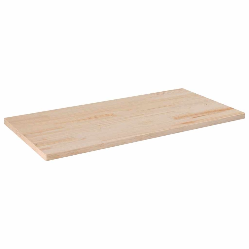 vidaXL Επιφάνεια Τραπεζιού Ορθογ. 110x60x2,5 εκ. από Μασίφ Ξύλο Πεύκου