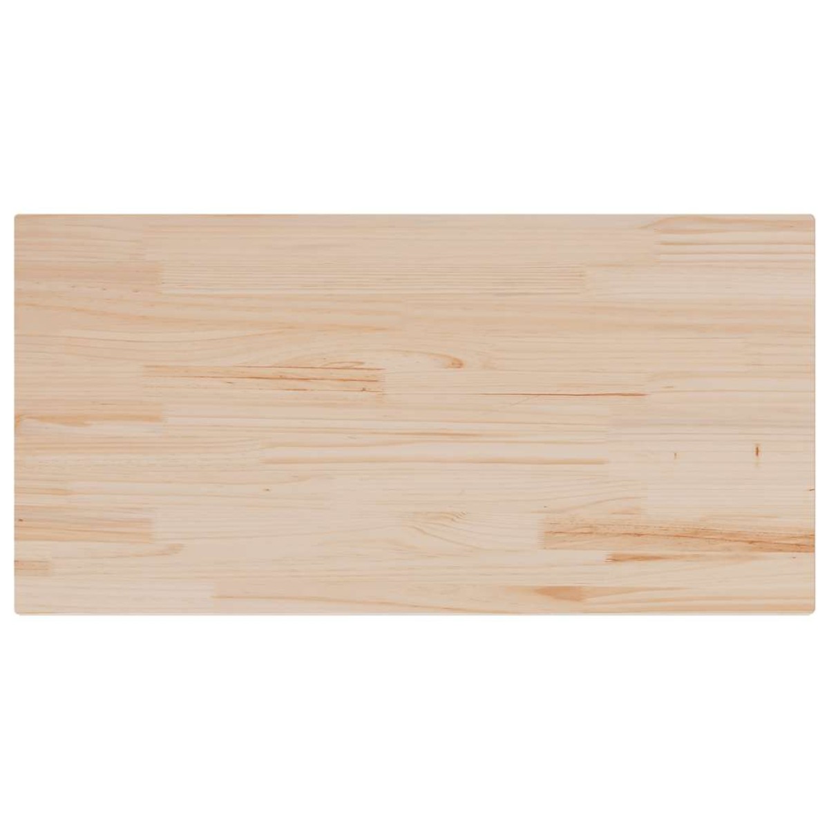 vidaXL Επιφάνεια Τραπεζιού Ορθογ. 110x60x2,5 εκ. από Μασίφ Ξύλο Πεύκου