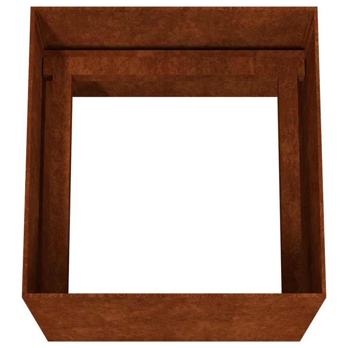 vidaXL Ζαρντινιέρα 40 x 41 x 40 εκ. από Ατσάλι Corten