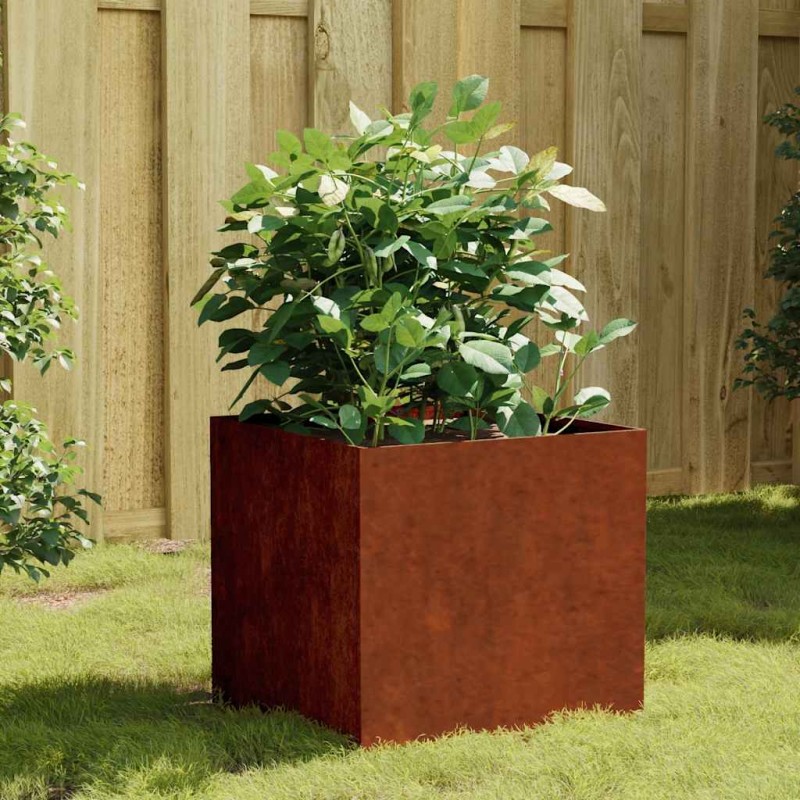 vidaXL Ζαρντινιέρα 40 x 41 x 40 εκ. από Ατσάλι Corten