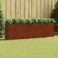 vidaXL Ζαρντινιέρα 280 x 40 x 80 εκ. από Ατσάλι Σκληρυθέν στον Αέρα