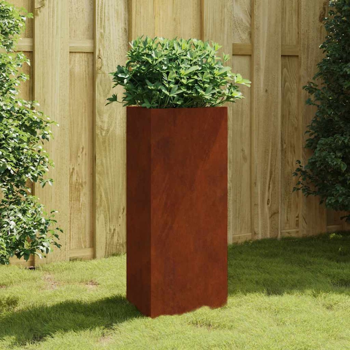 vidaXL Ζαρντινιέρα 40 x 34,5 x 75 εκ. από Ατσάλι Σκληρυθέν στο Αέρα