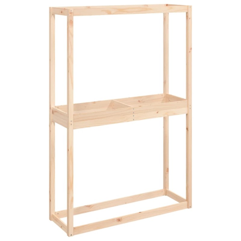 vidaXL Ραφιέρα Ελαστικών 120 x 40 x 180 εκ. από Μασίφ Ξύλο Πεύκου