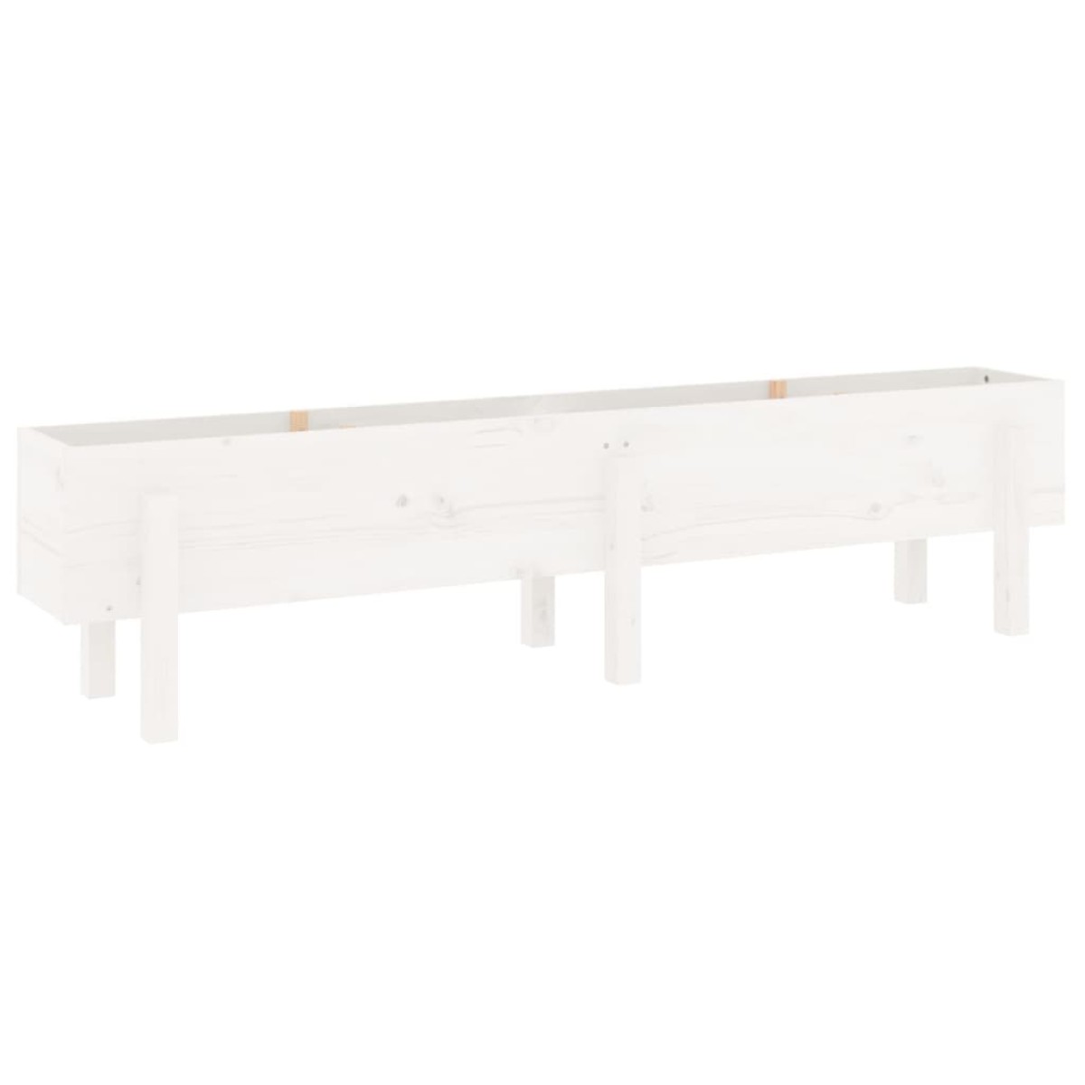 vidaXL Ζαρντινιέρα Υπερυψωμένη 160 x 30 x 38 εκ. από Μασίφ Ξύλο Πεύκου