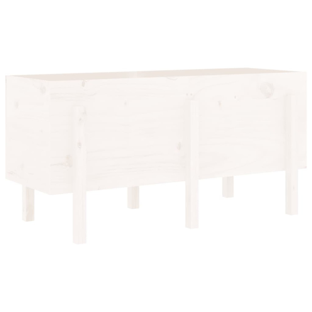 vidaXL Ζαρντινιέρα Υπερυψωμένη 121 x 50 x 57 εκ. από Μασίφ Ξύλο Πεύκου