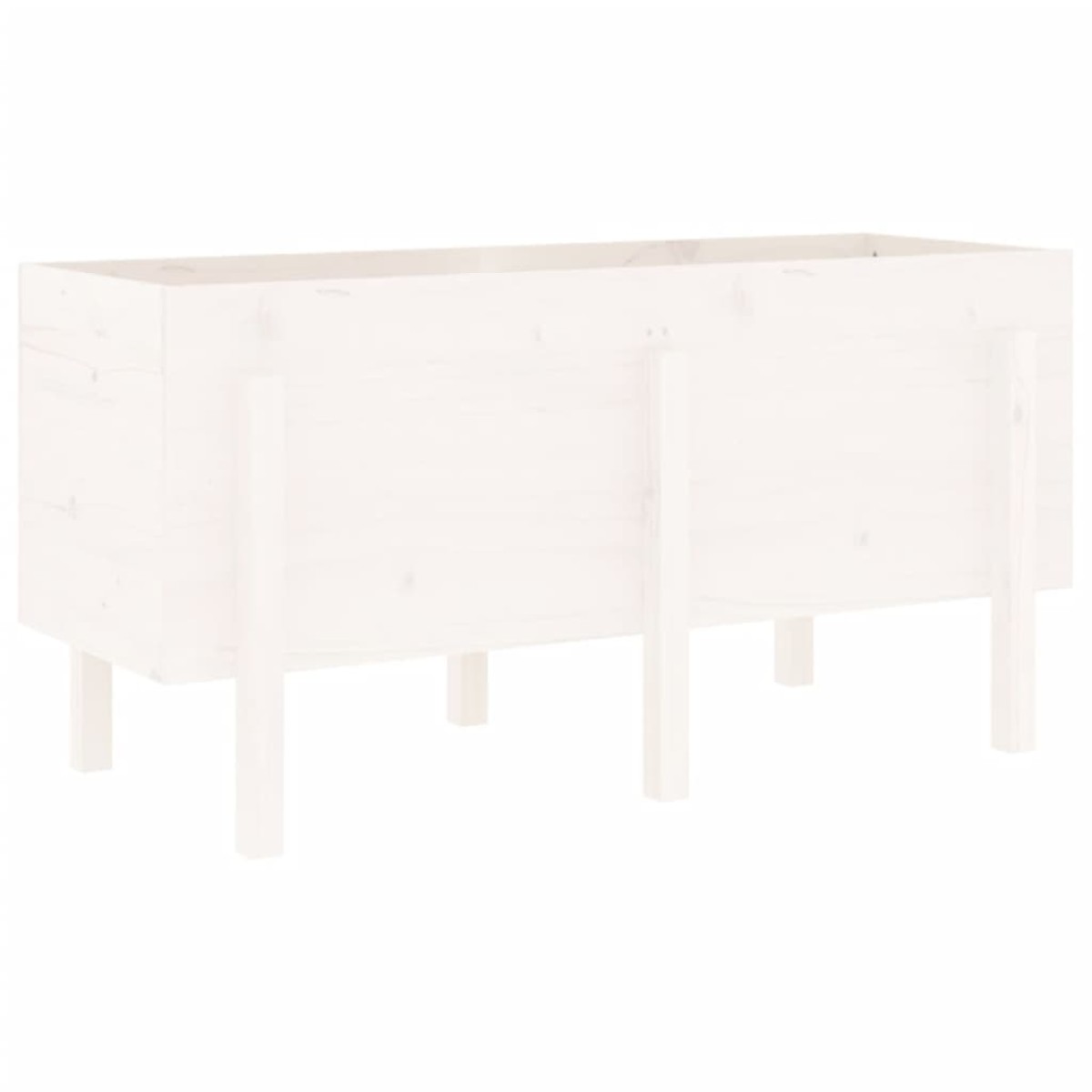 vidaXL Ζαρντινιέρα Υπερυψωμένη 121 x 50 x 57 εκ. από Μασίφ Ξύλο Πεύκου