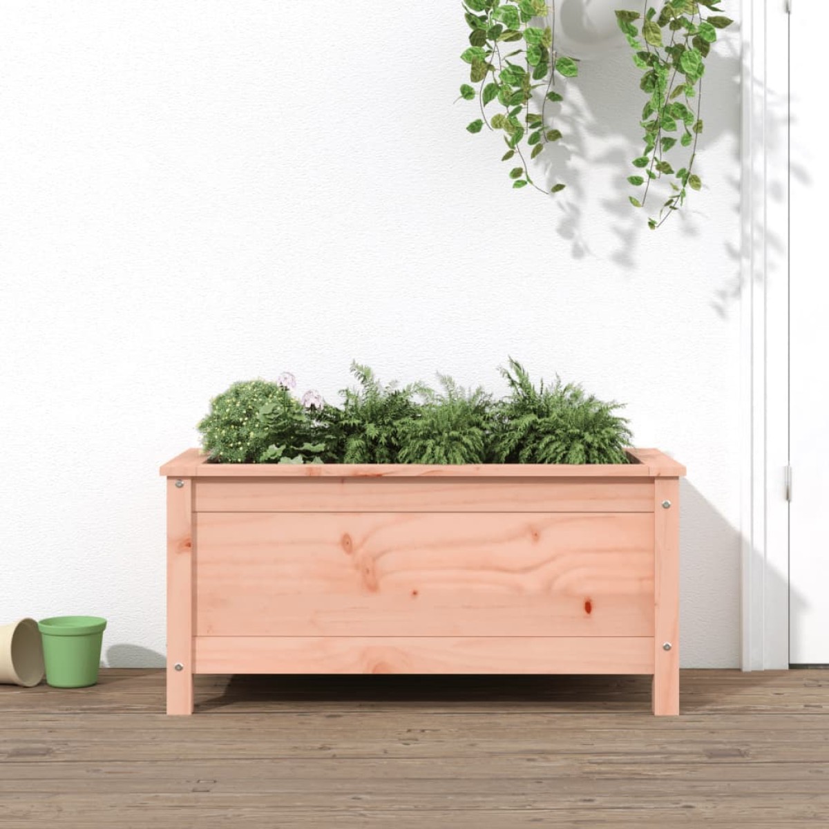vidaXL Ζαρντινιέρα 82,5 x 40 x 39 εκ. από Μασίφ Ξύλο Ψευδοτσούγκας