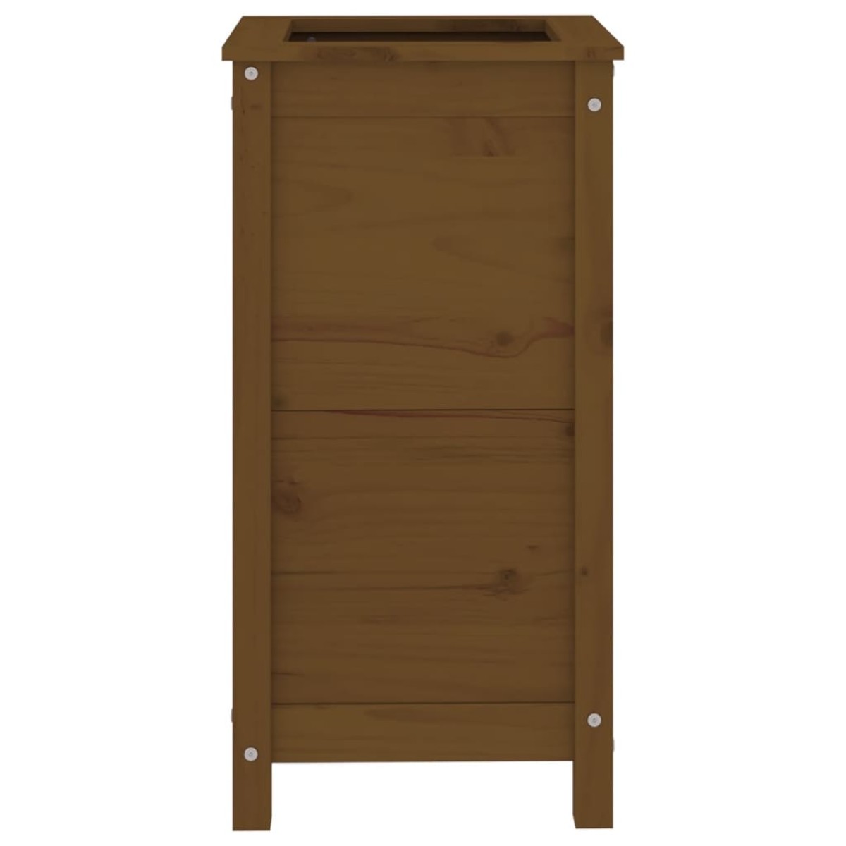 vidaXL Ζαρντινιέρα Μελί 40 x 40 x 78 εκ. από Μασίφ Ξύλο Πεύκου