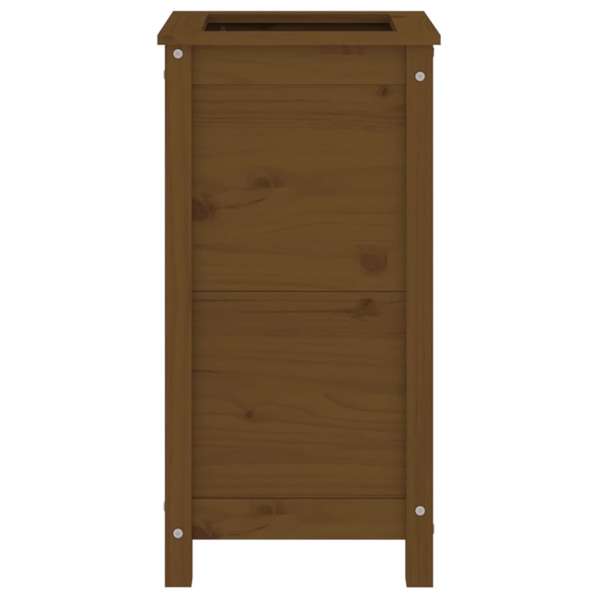 vidaXL Ζαρντινιέρα Μελί 40 x 40 x 78 εκ. από Μασίφ Ξύλο Πεύκου