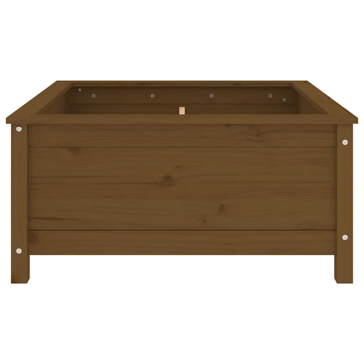 vidaXL Ζαρντινιέρα Μελί 82,5 x 82,5 x 39 εκ. από Μασίφ Ξύλο Πεύκου
