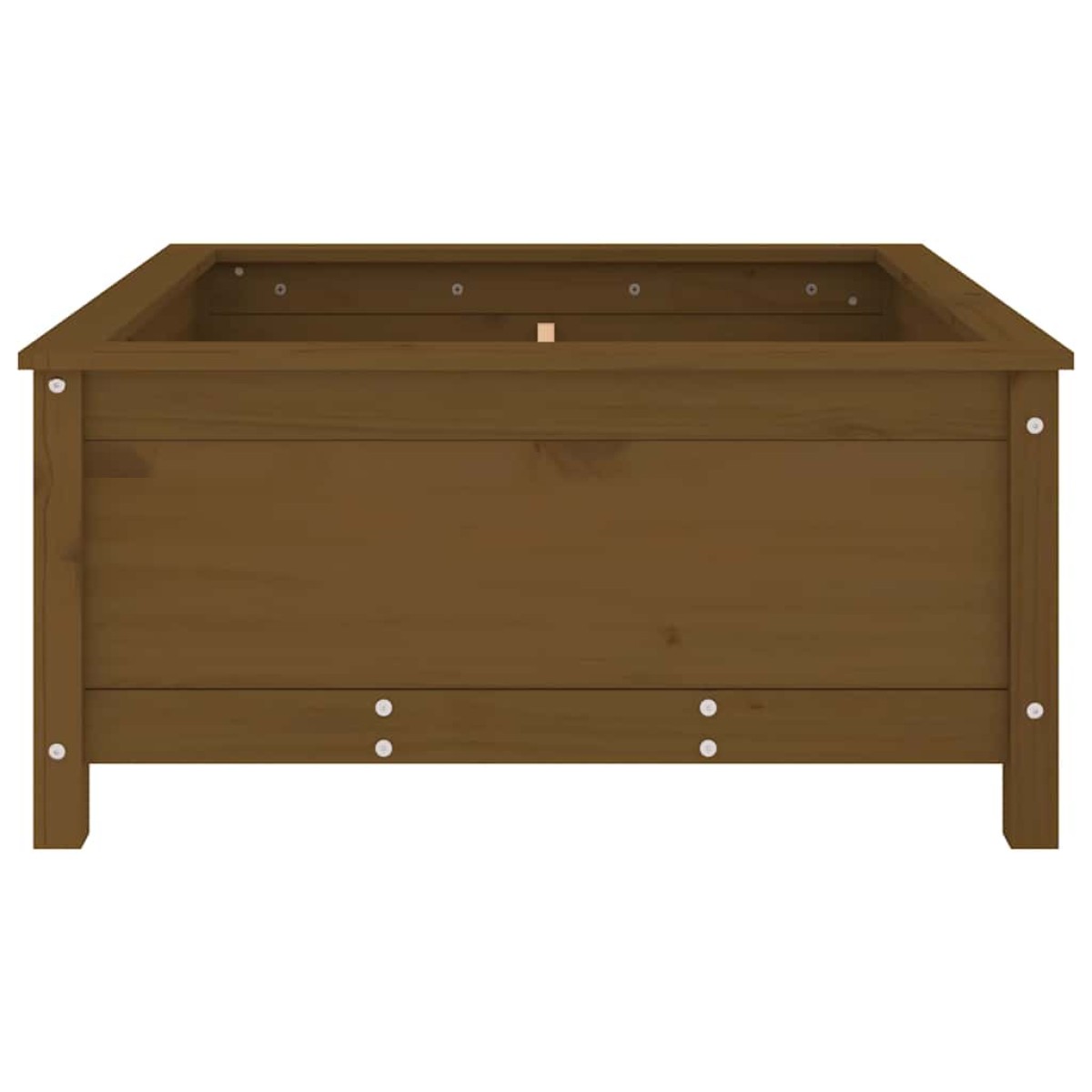 vidaXL Ζαρντινιέρα Μελί 82,5 x 82,5 x 39 εκ. από Μασίφ Ξύλο Πεύκου