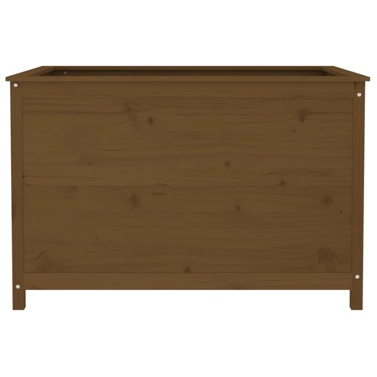 vidaXL Ζαρντινιέρα Υπερυψωμένη Μελί 119,5x82,5x78 εκ. από Μασίφ Πεύκο