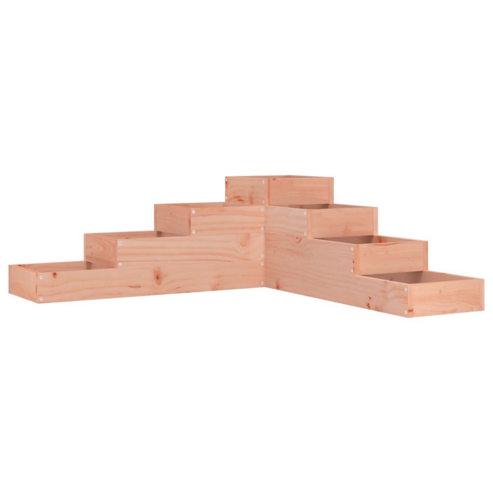 vidaXL Γλάστρα Κήπου 4 Επιπέδων 106 x 104,5 x 36 εκ. από Μασίφ Ξύλο Douglas