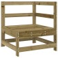 vidaXL Καναπές Κήπου Γωνιακός από Εμποτισμένο Ξύλο Πεύκου