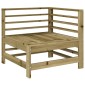 vidaXL Καναπέδες Κήπου Γωνιακοί 2 τεμ. από Εμποτισμένο Ξύλο Πεύκου
