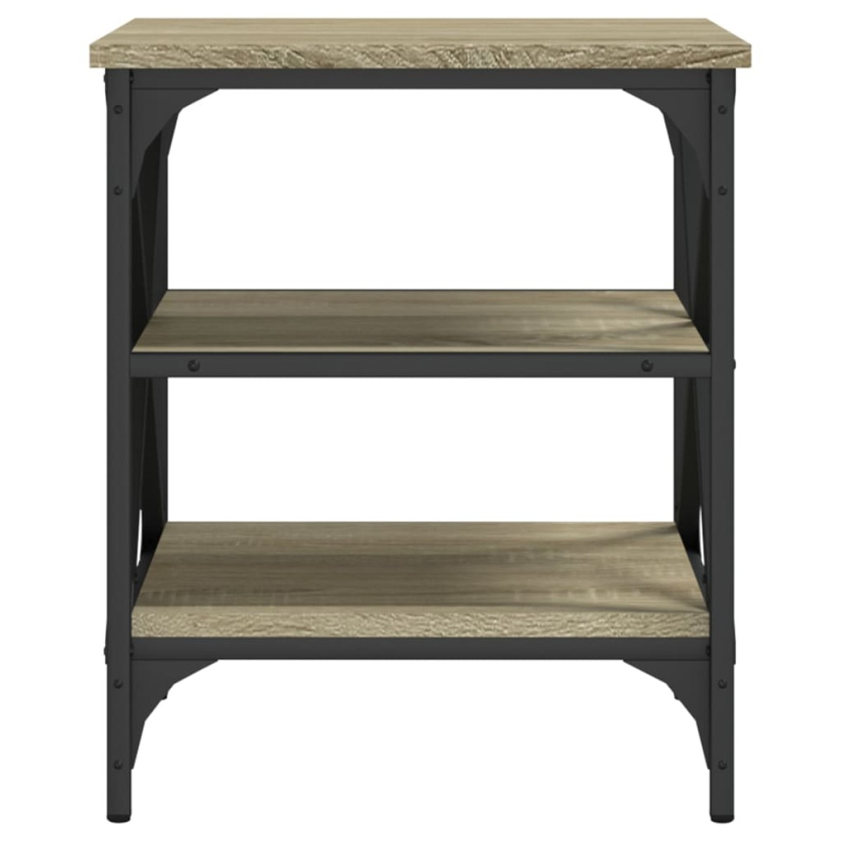 vidaXL Βοηθητικά Τραπέζια 2 τεμ. Sonoma Δρυς 40x42x50 εκ. Επεξ. Ξύλο