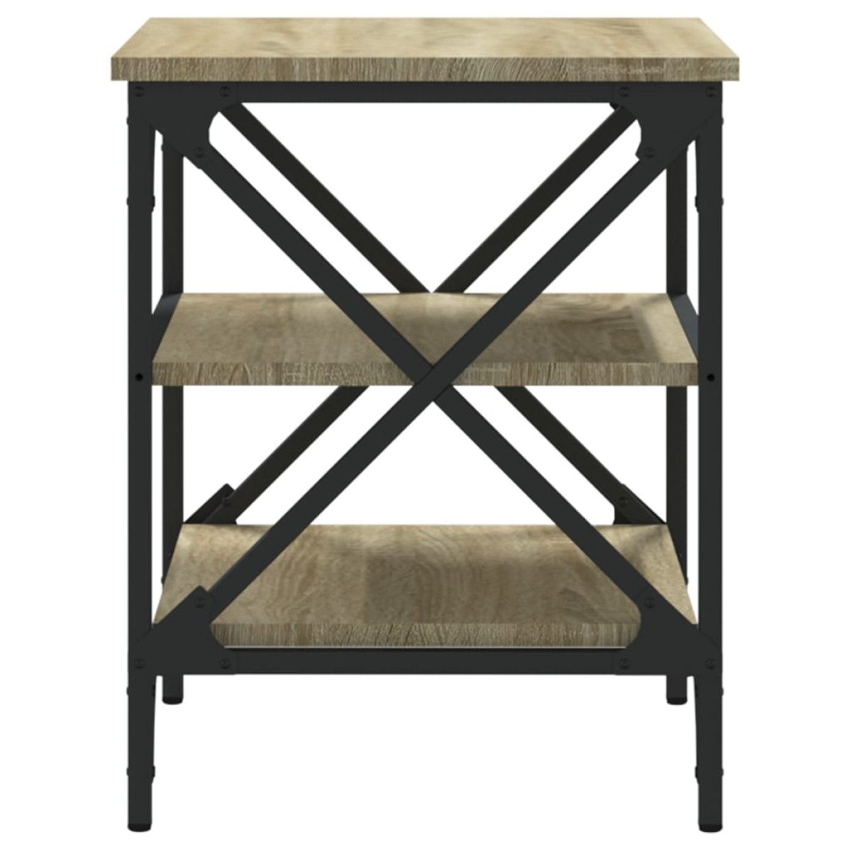 vidaXL Βοηθητικά Τραπέζια 2 τεμ. Sonoma Δρυς 40x42x50 εκ. Επεξ. Ξύλο