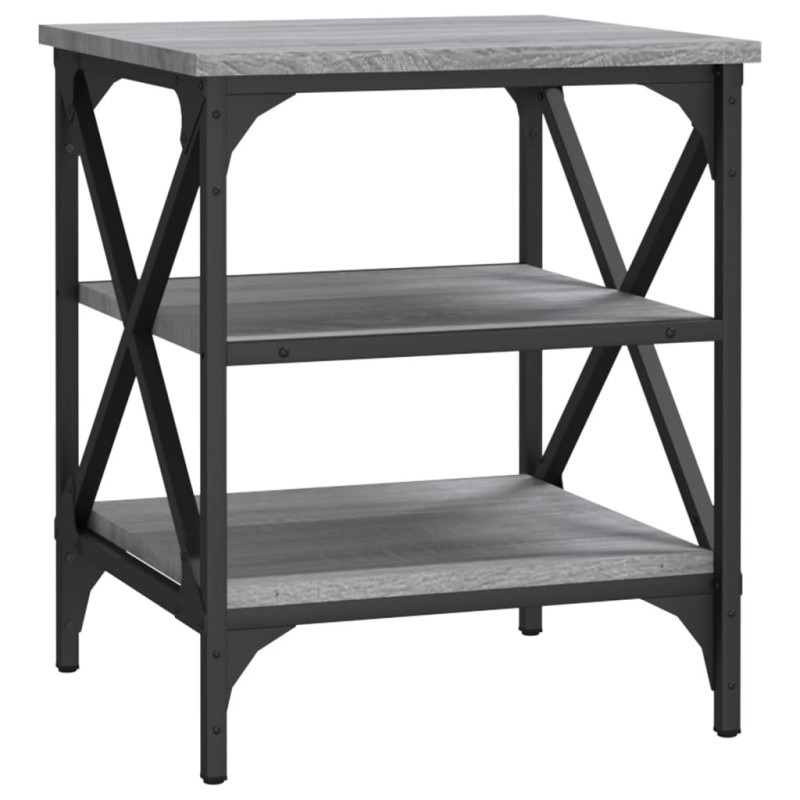 vidaXL Βοηθητικό Τραπέζι Γκρι Sonoma 40x42x50 εκ. Επεξεργασμένο Ξύλο