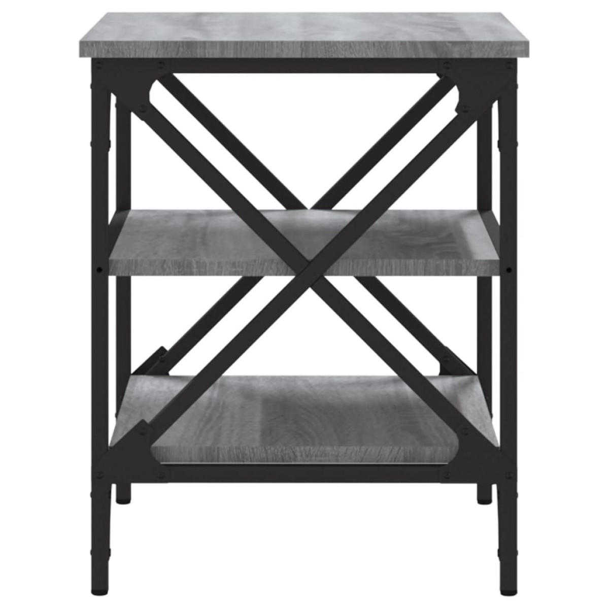 vidaXL Βοηθητικό Τραπέζι Γκρι Sonoma 40x42x50 εκ. Επεξεργασμένο Ξύλο