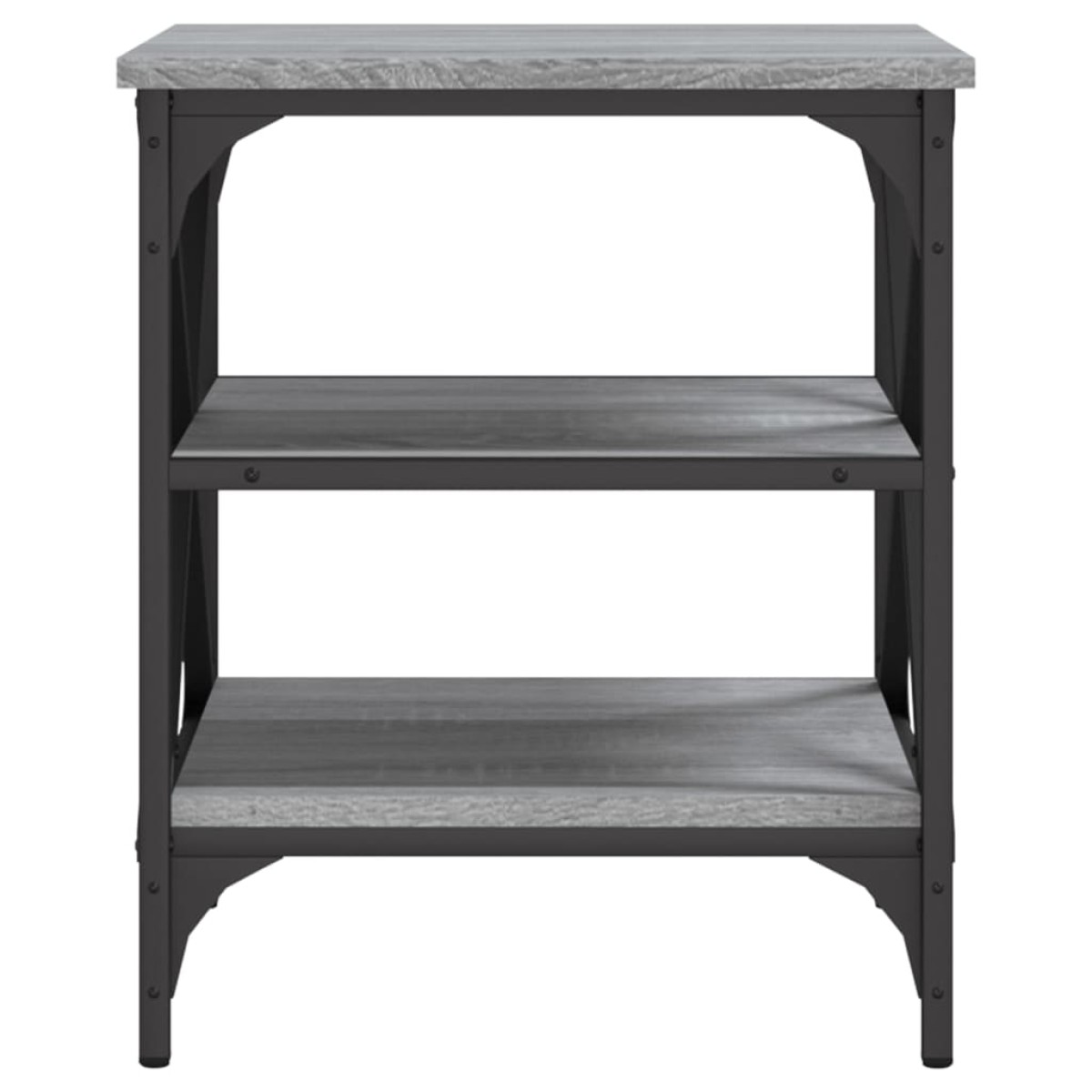 vidaXL Βοηθητικά Τραπέζια 2 τεμ. Γκρι Sonoma 40x42x50 εκ. Επεξ. Ξύλο