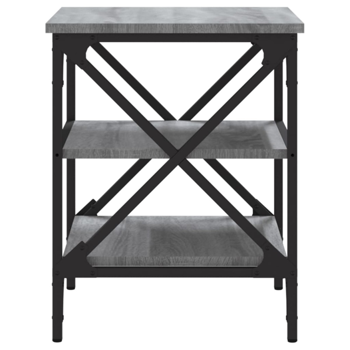 vidaXL Βοηθητικά Τραπέζια 2 τεμ. Γκρι Sonoma 40x42x50 εκ. Επεξ. Ξύλο