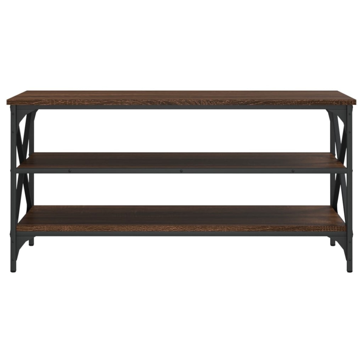 vidaXL Έπιπλο Τηλεόρασης Καφέ Δρυς 100x40x50 εκ. Επεξεργασμένο Ξύλο