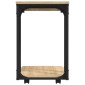 vidaXL Βοηθητικό Τραπέζι με Ρόδες Sonoma Δρυς 50x35x55,5εκ. Επεξ. Ξύλο