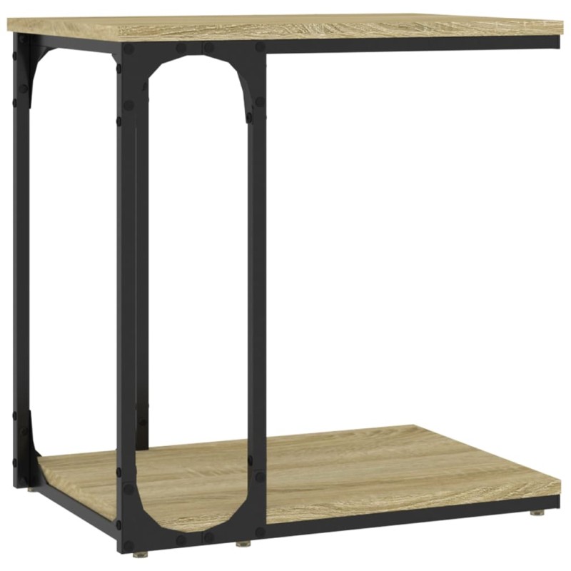 vidaXL Βοηθητικό Τραπέζι Sonoma Δρυς 50x35x52 εκ. Επεξεργασμένο Ξύλο