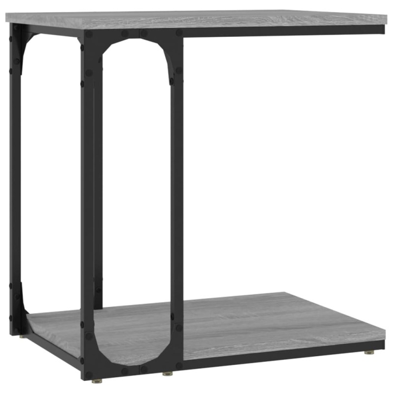 vidaXL Βοηθητικό Τραπέζι Γκρι Sonoma 50x35x52 εκ. Επεξεργασμένο Ξύλο