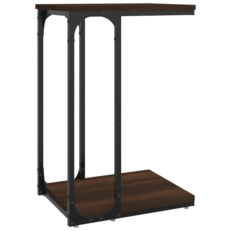vidaXL Βοηθητικό Τραπέζι Καφέ Δρυς 40 x 30 x 60 εκ. Επεξεργασμένο Ξύλο