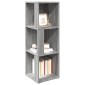 vidaXL Γωνιακό Έπιπλο Γκρι Sonoma 33x33x100 εκ. από Επεξεργ. Ξύλο