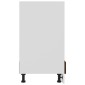 vidaXL Ντουλάπι Φούρνου Καπνιστή Δρυς 60x46x81,5 εκ Επεξεργασμένο Ξύλο